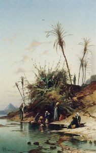 On The Nile by Hermann David Solomon Corrodi