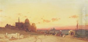 Outside Cairo by Hermann David Solomon Corrodi