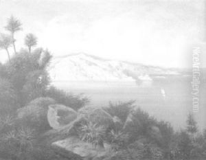 Cinque Terra Bei Genua by Hermann David Solomon Corrodi