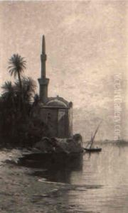 The Waters By Golden Light by Hermann David Solomon Corrodi