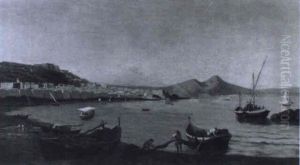 Blick Auf Neapel by Hermann David Solomon Corrodi