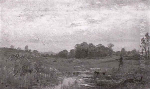 Moorlandschaft Mit Jager - view 1