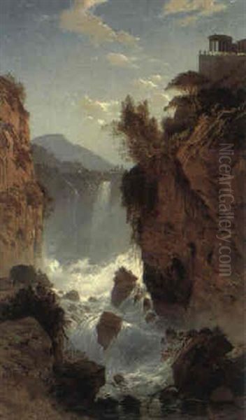 Die Wasserfalle Bei Tivoli - view 1