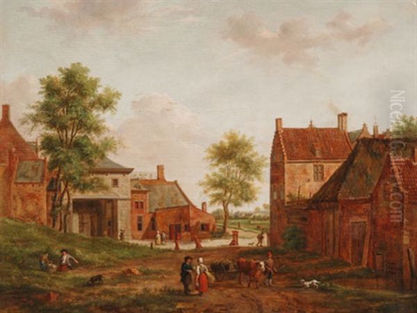 Belebte Dorflandschaft - view 1