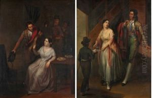 Interiores Costumbristas (pair)