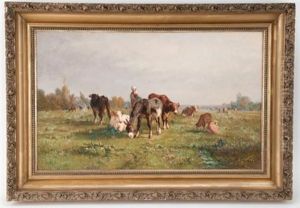Pastoral Scene by Antonio Cortes Cordero