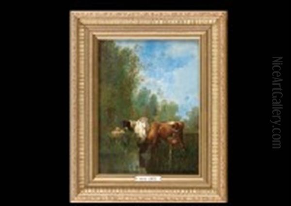 Vaches A La Mare - view 1