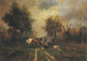 Pascolo Sul Sentiero by Antonio Cortes Cordero