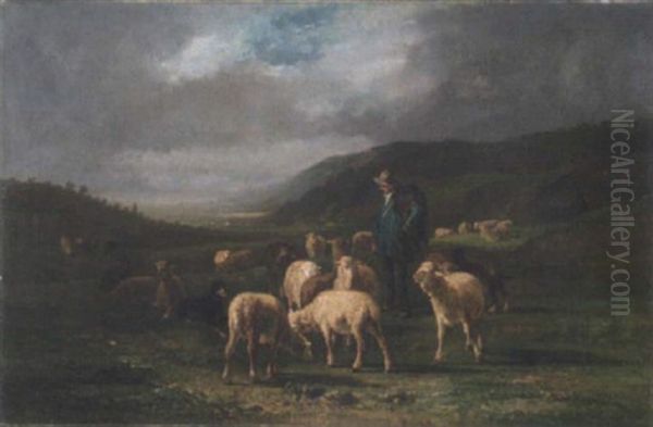 Berger, Ses Moutons, Un Soir D'orage - view 1