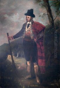 Majo Ante El Molino Del Algarrobo by Andres Cortes y Aguilar