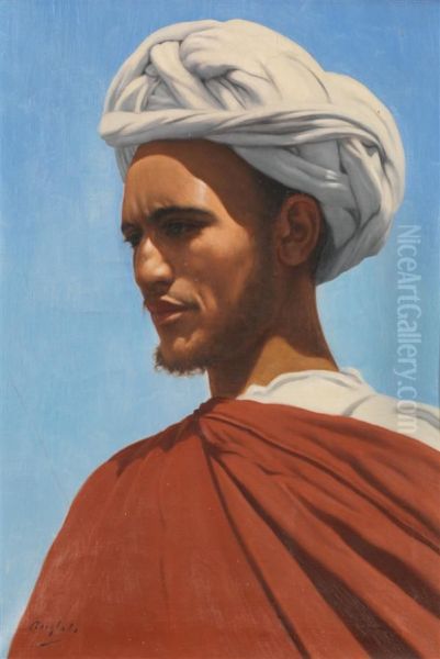 Portrait D'oriental Au Turban - view 1
