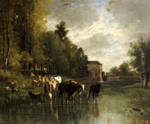 Troupeau A La Riviere Troupeau A La Riviere