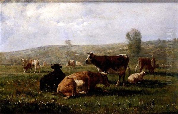 Paisaje Con Vacas - view 1