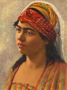 Orientale Au Foulardrouge by Luis Anglada Pinto