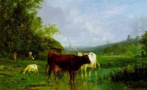 Landschaft Mit Kuhen Landschaft Mit Kuhen