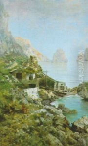 Scorcio Di Capri Con I Faraglioni by Edoardo Cortese
