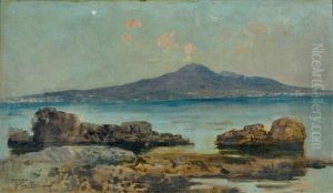 Marina Con Vesuvio by Federico Cortese