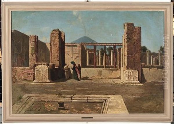 Atrio Della Casa Del Fauno A Pompei - view 1