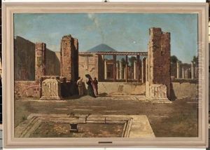 Atrio Della Casa Del Fauno A Pompei by Federico Cortese