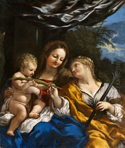 Madonna Mit Kind Und Der Hl. Martina - view 1