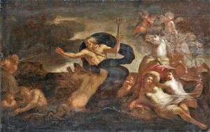 Neptune Calming The Storm by Pietro da Cortona