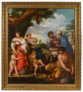 Die Versohnung Jakob Und Labans by Pietro da Cortona