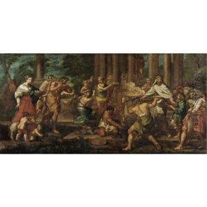 A Sacrifice To Diana (by Odoardo Vicinelli) by Pietro da Cortona