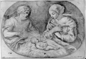 The Holy Family by Pietro da Cortona