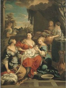 The Birth Of The Virgin by Pietro da Cortona