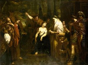 The Sacrifice Of Polyxena by Pietro da Cortona