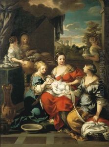 The Birth Of The Virgin by Pietro da Cortona