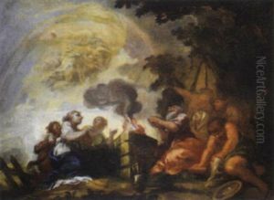 Sacrificio Di Mose by Pietro da Cortona