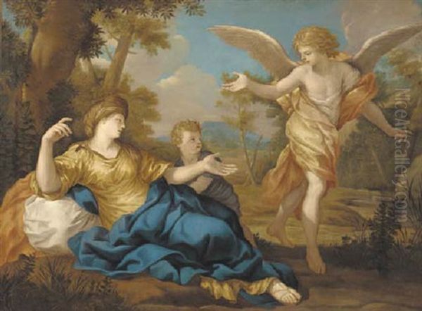 The Angel Appearing To Hagar And Ishmael - view 1