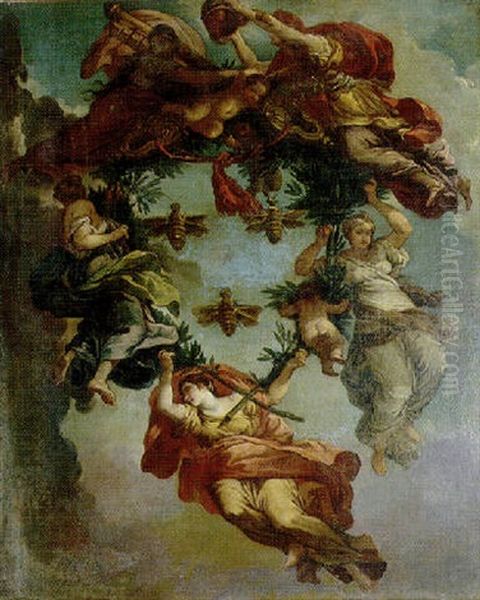 Allegorie Du Plafond Barberini - view 1