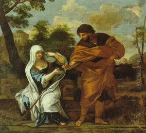 Juda Und Tamar by Pietro da Cortona