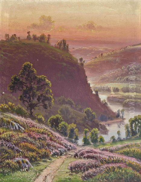 Rolling Hills At Sunset - view 1