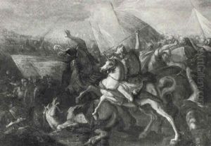 Cavalry Skirmish by Pietro da Cortona