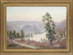 Paysage De La Creuse Et Fougre by Gaston Anglade