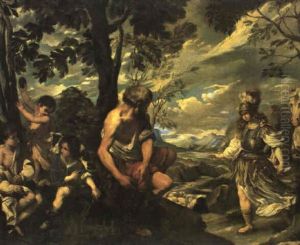 Armida Tra I Pastori by Pietro da Cortona