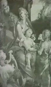 Die Heilige Familie by Pietro da Cortona