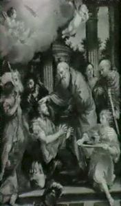 Ananias Healing Saint Paul's Blindness by Pietro da Cortona