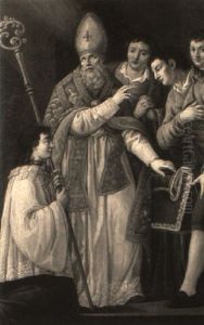 St. Thomas Of Villanueva Giving Alms
