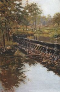Dam In Washington, Dc by Charles Abel Corwin
