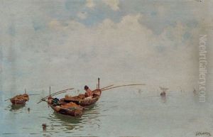 Pescatore In Mare