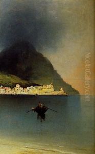 Veduta Della Costiera Amalfitana by Giuseppe Cosenza