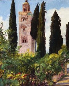 Les Jardins De La Koutoubia by Adolphe Cossard