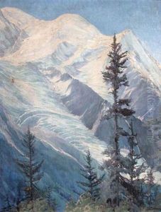Le Glacier Des Bossons Et Le Mont-blanc Le Glacier Des Bossons Et Le Mont-blanc