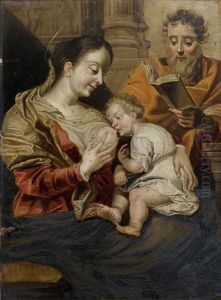La Sainte Famille by Jan Cossiers