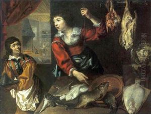 Deux Serviteurs Dans Un Garde-manger