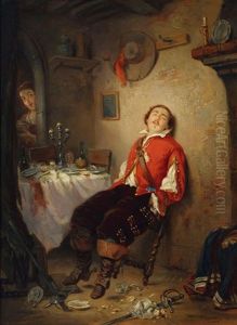 Nach Der Mahlzeit by Herman Maurice Cossmann